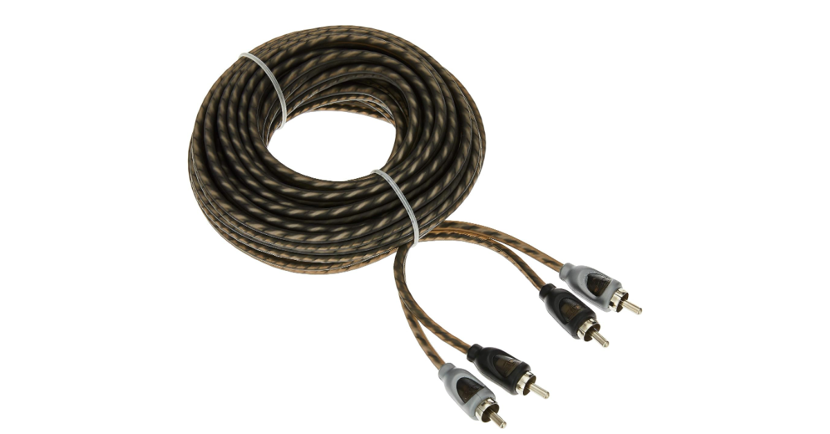 Rockford Fosgate Twisted Pair Signal Cable shielded rca cables for car audio