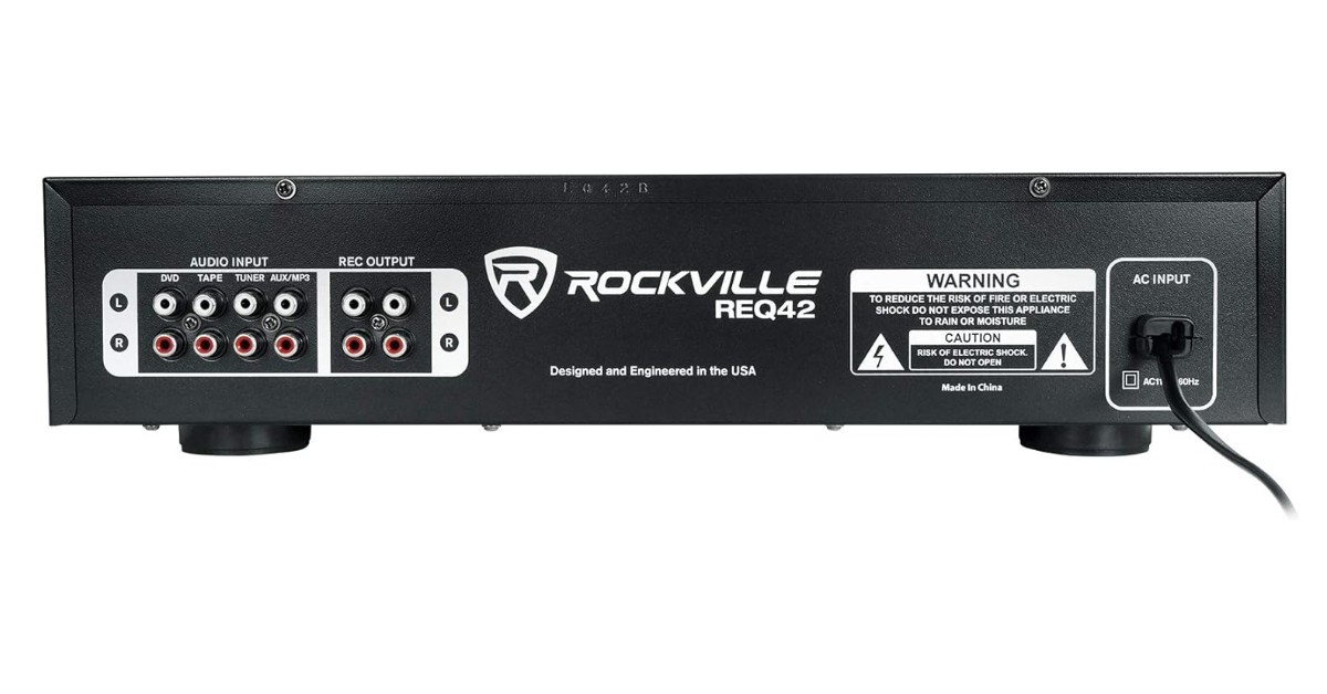 Rockville REQ42-S 2 x 21 Best EQ settings for home stereo