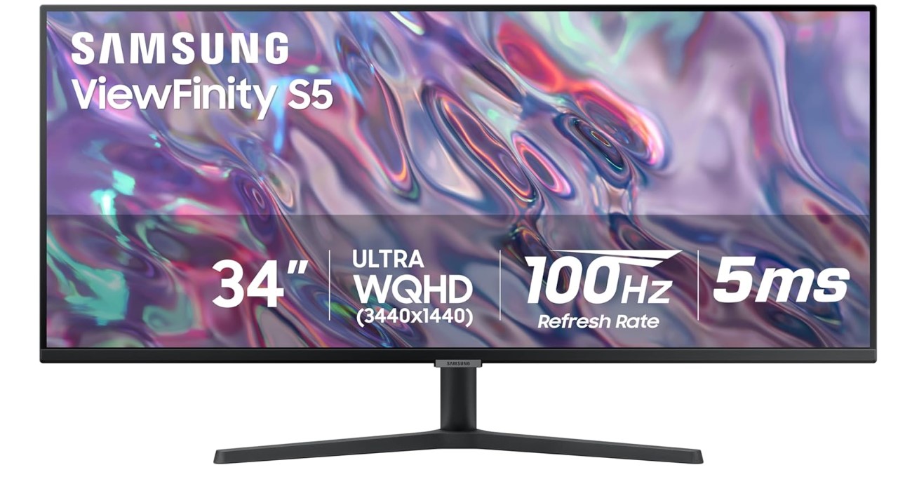 Samsung ViewFinity S50GC curved ultrawide monitor productivity
