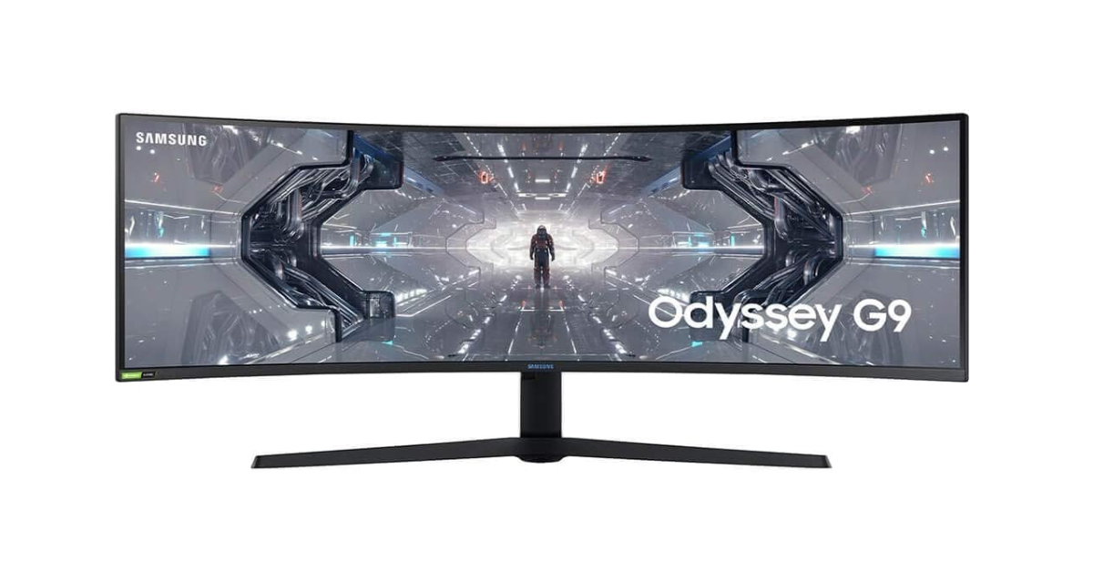 SAMSUNG 49” Odyssey G9  best gaming monitor 4k