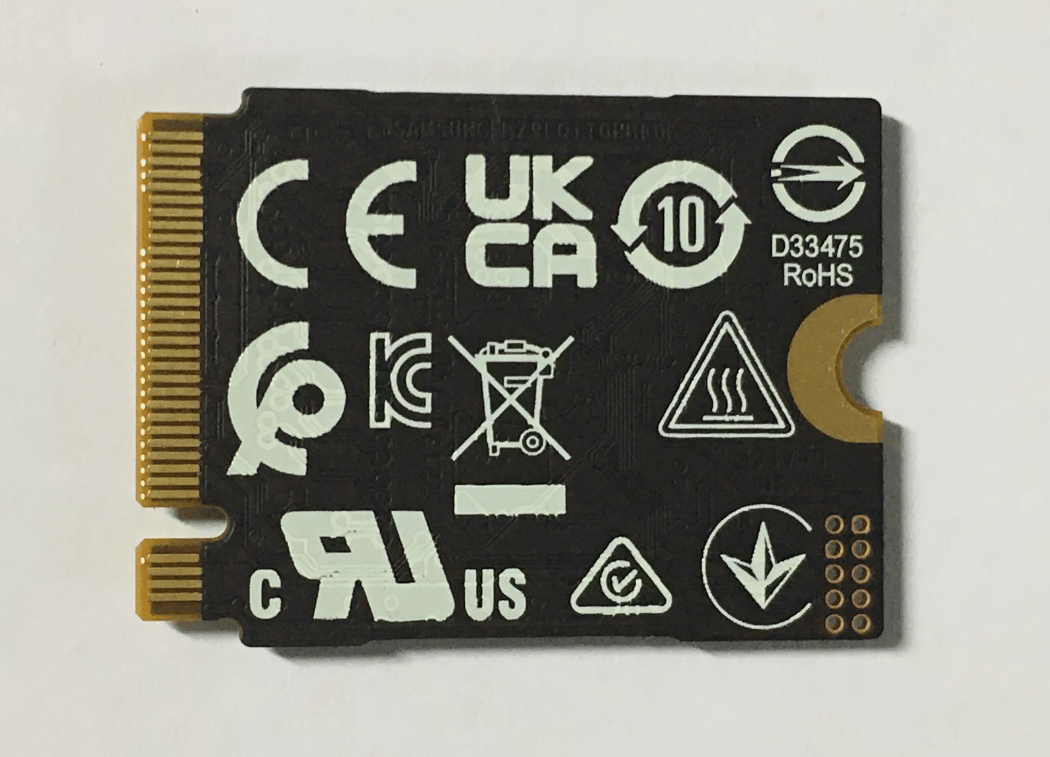 Samsung PM991a steamdeck ssd