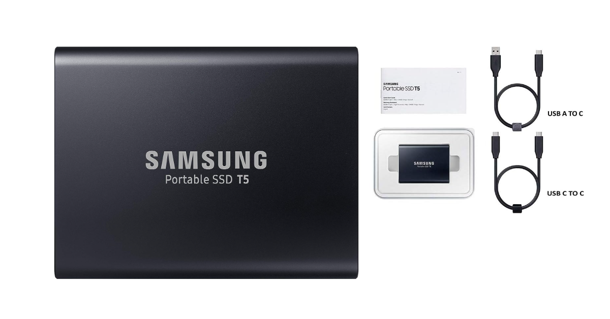 SAMSUNG T5 ssd pour le montage vidéo