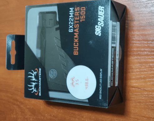 SIG SAUER Buckmasters 1500 6x22 hiking rangefinder