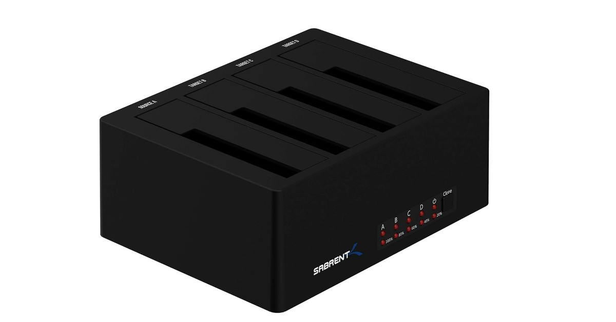 Sabrent DS-U3B5 external hard drive docking station