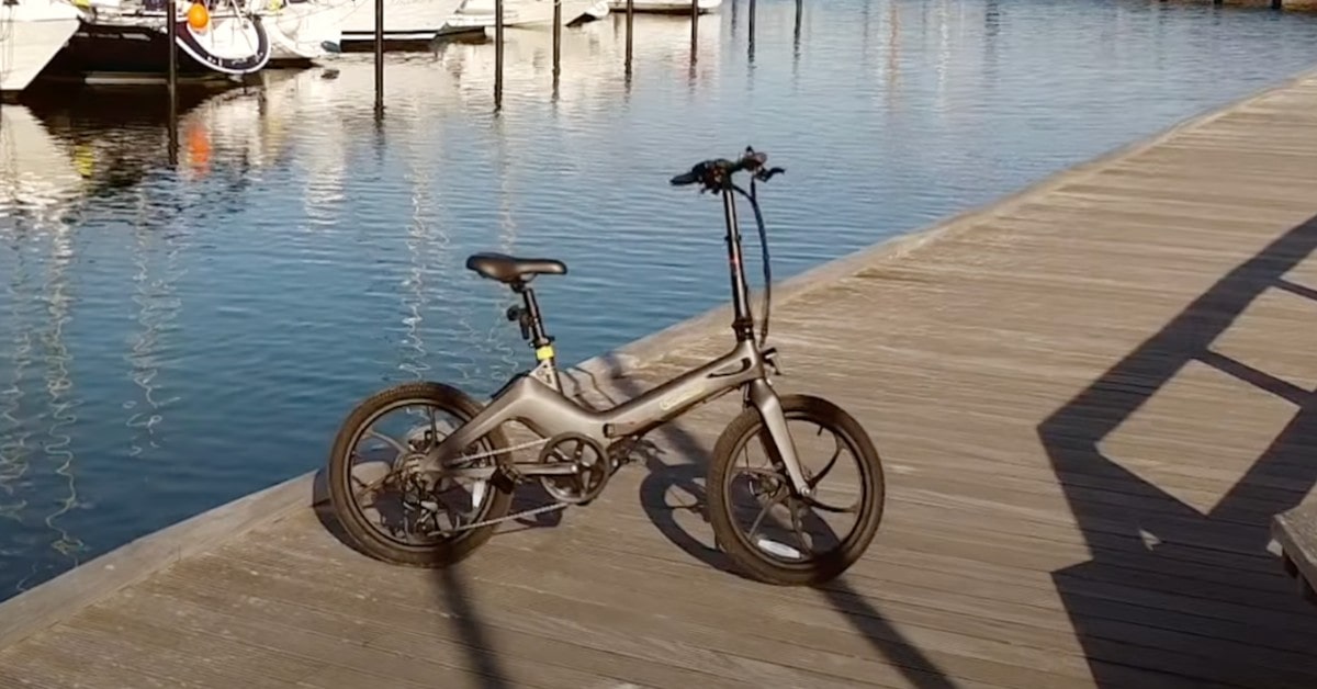 SachsenRAD E-Folding F11 vélo électrique pliant pour cycliste lourd