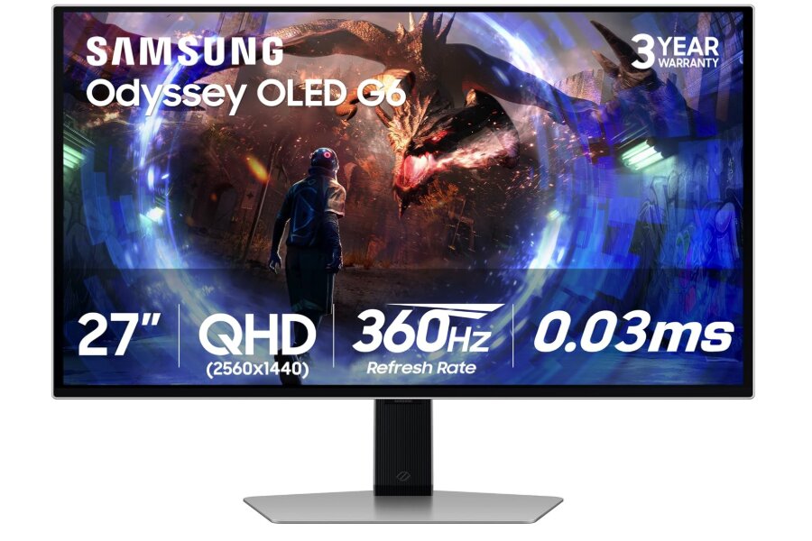 Samsung Odyssey OLED G6 gaming monitor