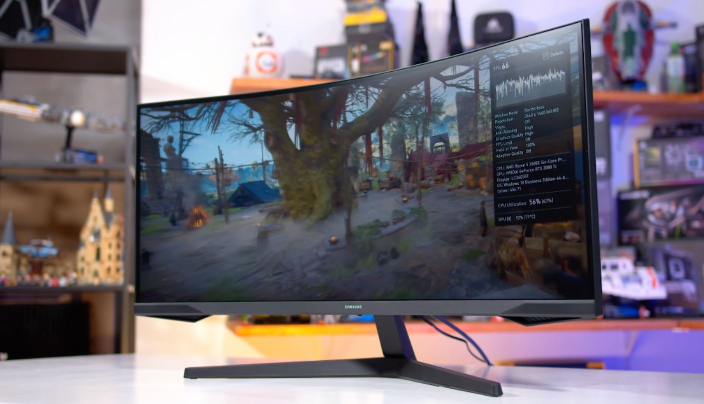 Samsung Odyssey G5 34 cheap ultrawide monitor for gaming