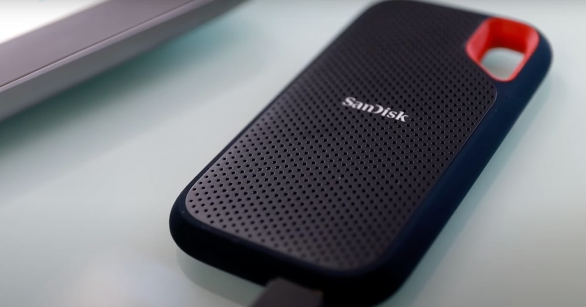 SanDisk Extreme V2 meilleur ssd portable pour le montage vidéo