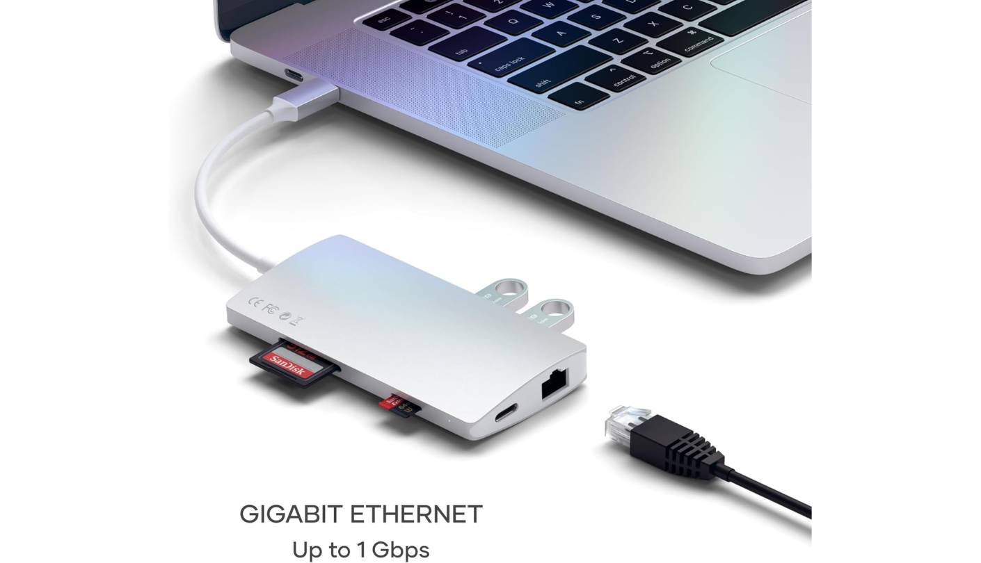 Satechi Multiport Adapter V2 USB-C hub for Mac