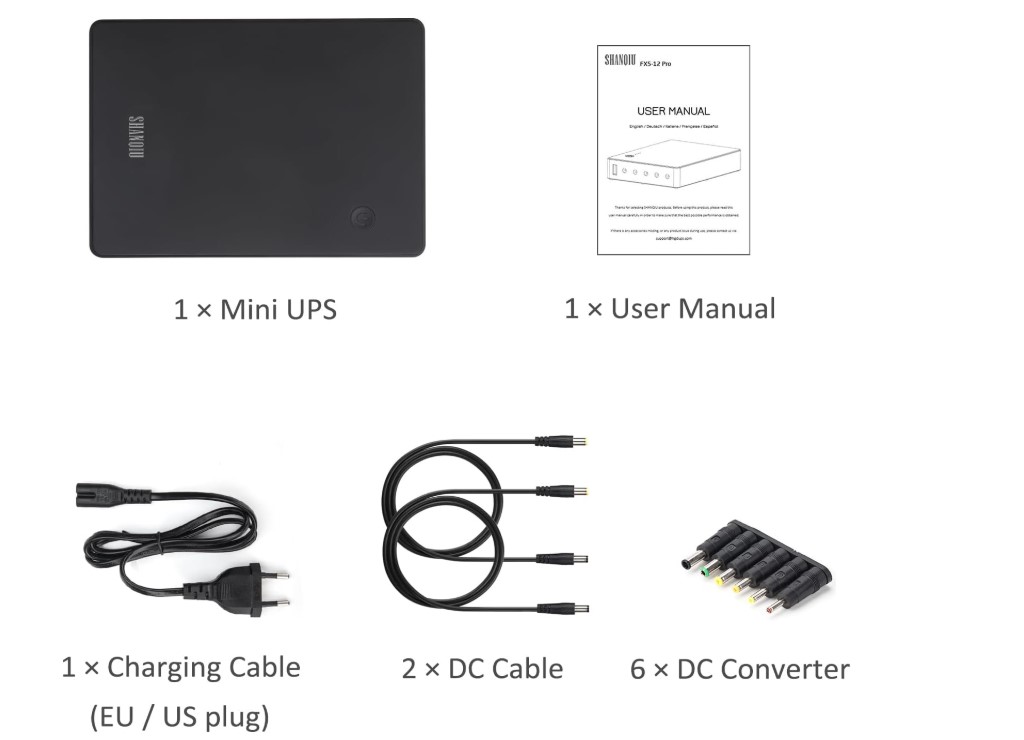 Shanqiu 74Wh mini uninterruptible power supply