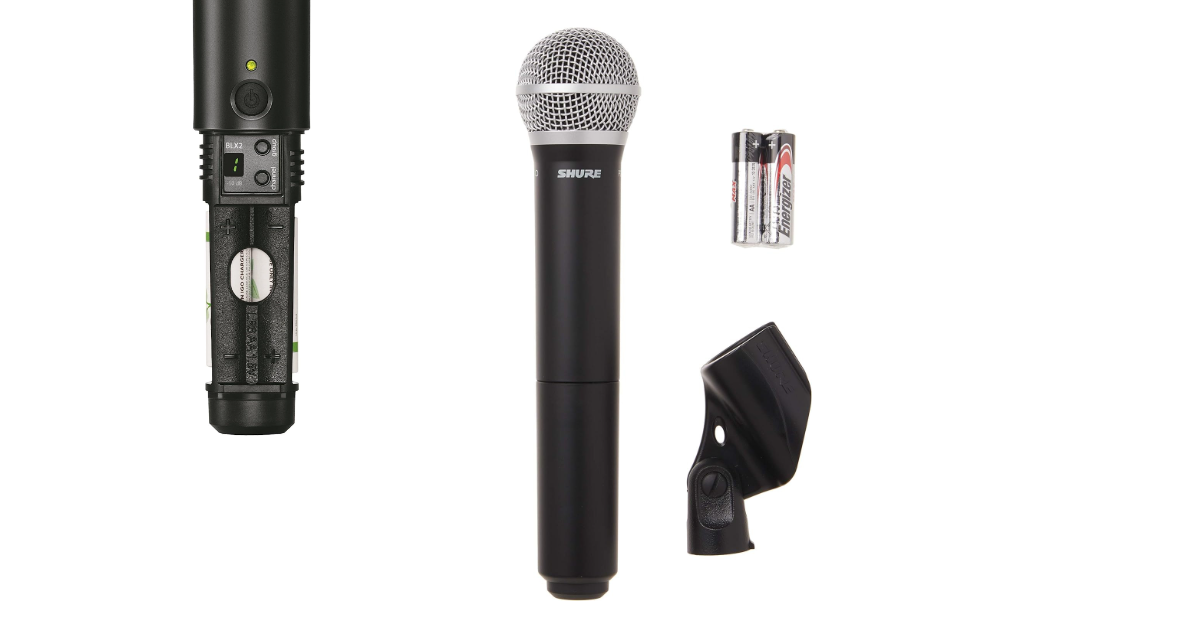 Shure BLX2/PG58 micro pour orateur