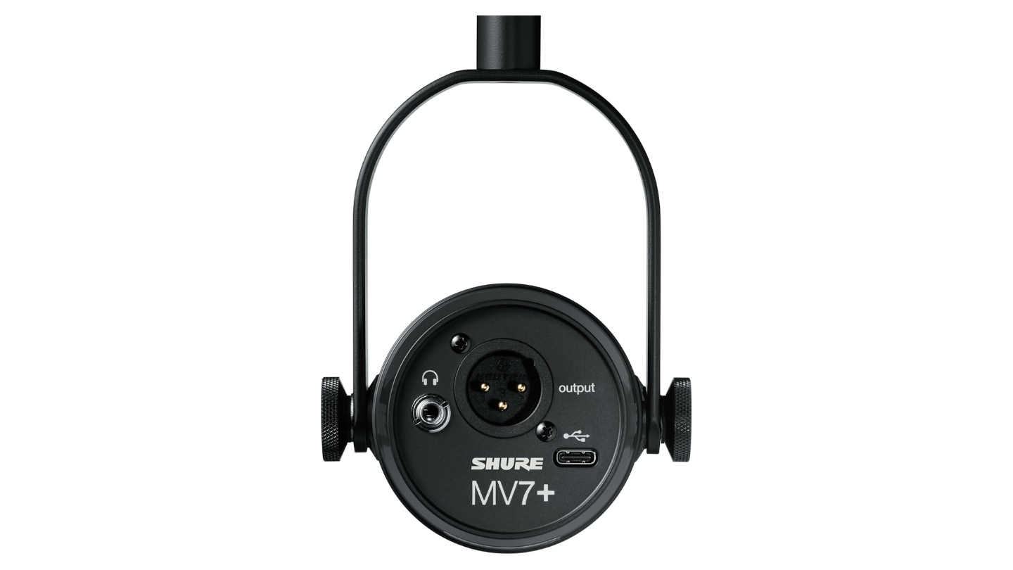 Shure MV7 Plus mic for home recording