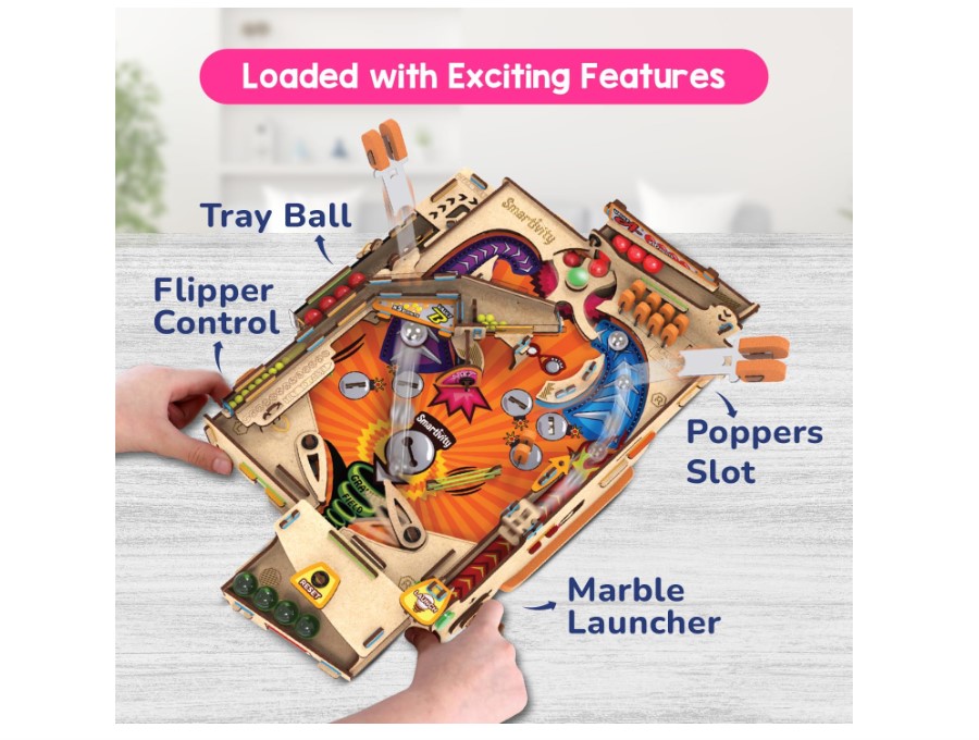 Smartivity DIY Pinball Machine stem learning toy