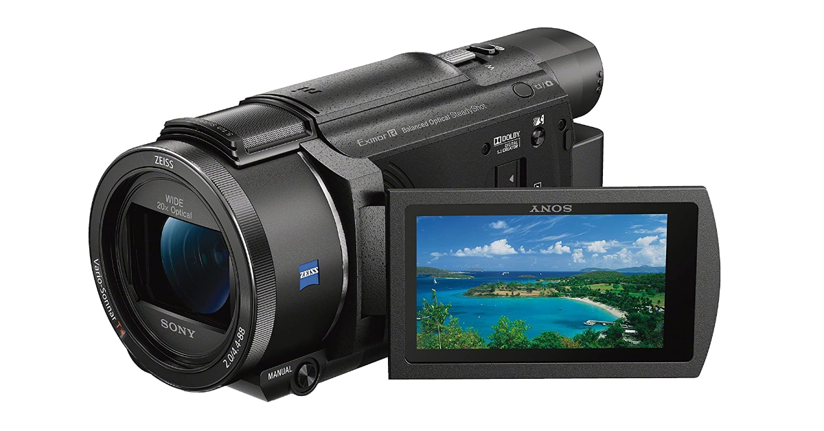 Sony FDRAX53/B Caméra 4K pour conditions de faible éclairage