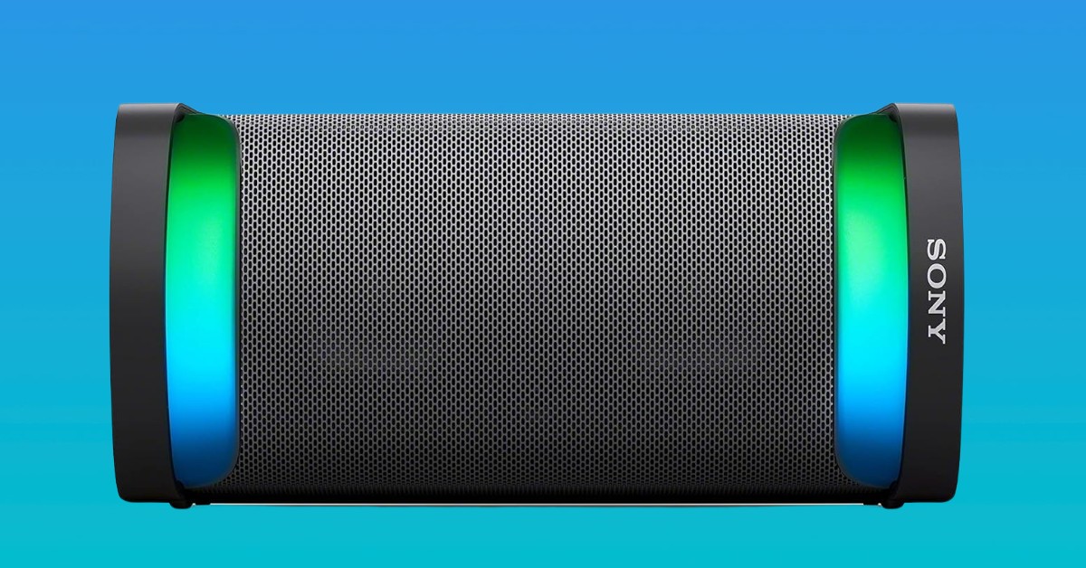 Sony SRS-XP500 speakers for outdoor projector