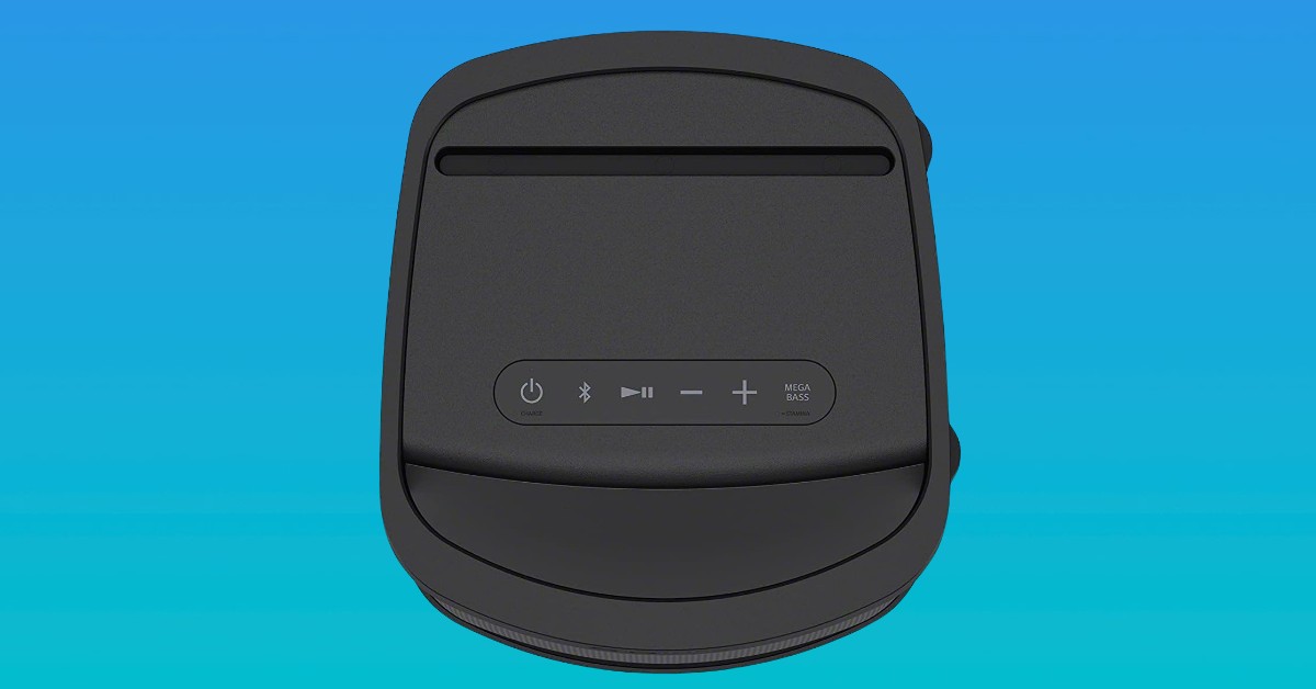 Sony SRS-XP500 speakers for outdoor projector