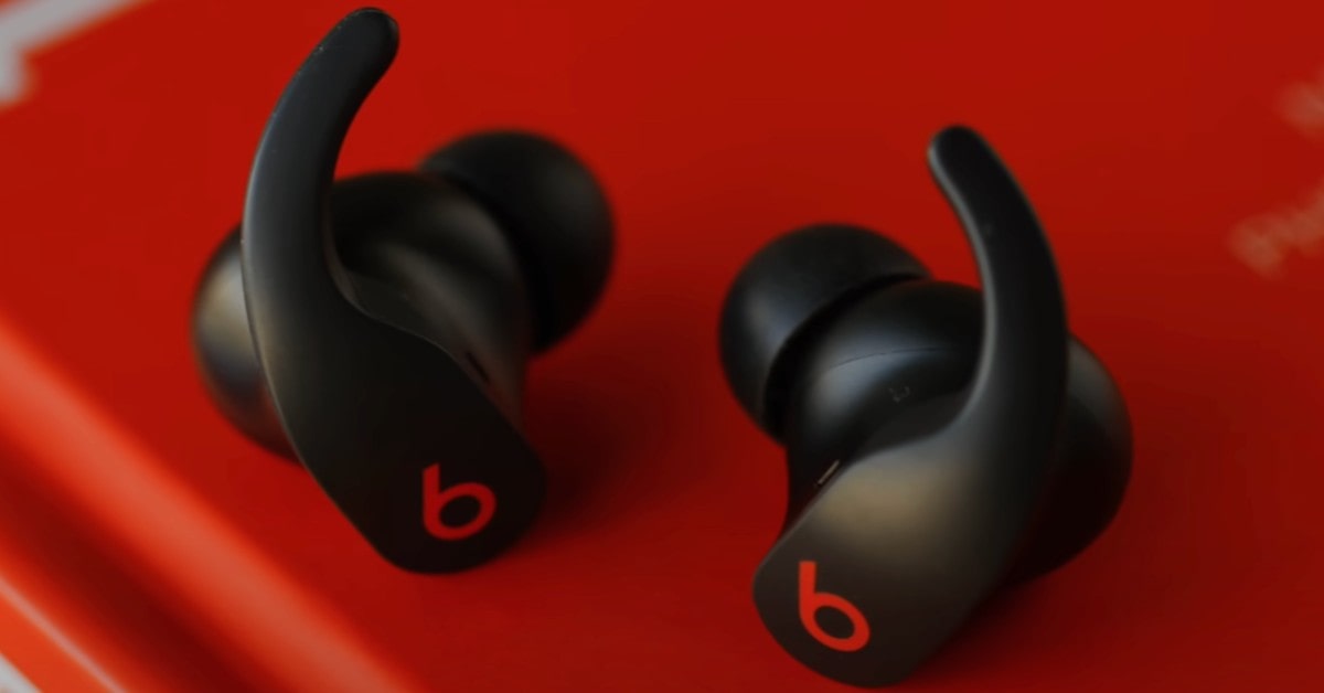 Beats Fit Pro noise cancelling headphones over ear