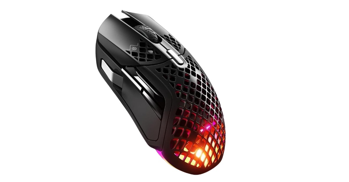 SteelSeries Aerox 5 most comfortable gaming mouse