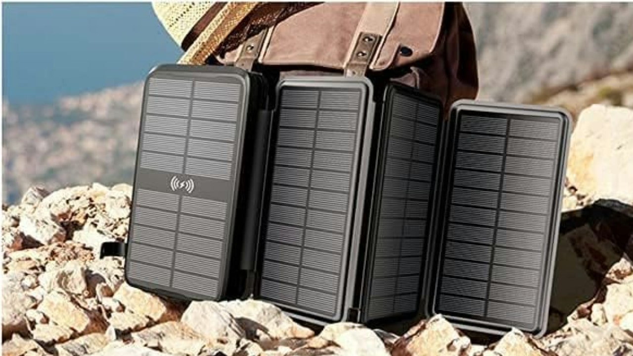 Superallure Solar Charger Power Bank 43800mAh