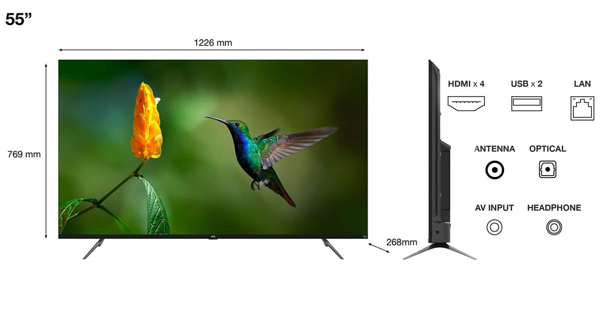 TCL 4K QLED Fire TV 55CF630 meilleurs téléviseurs 4k