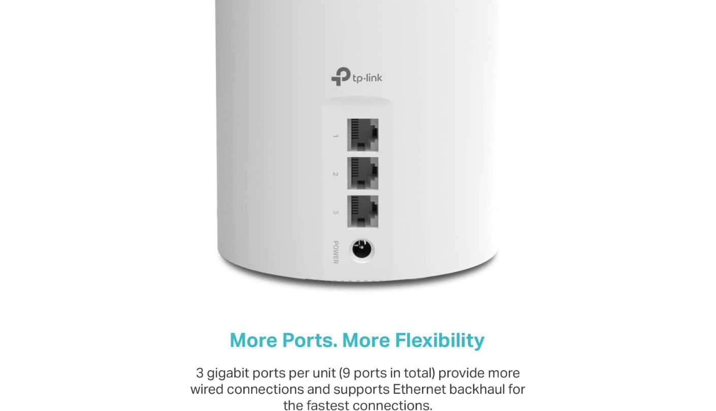 TP-Link Deco X55 3-Pack wifi router for large home