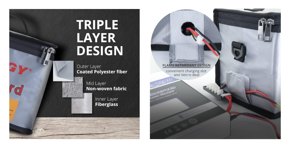 Tenergy lipo battery bag