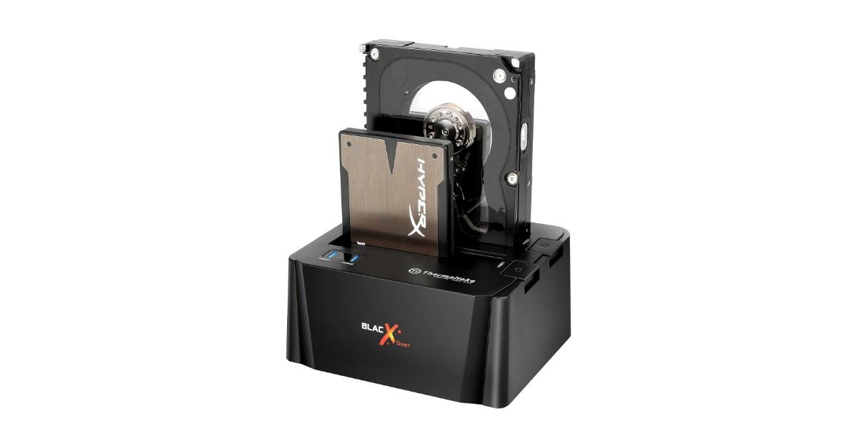 Thermaltake BlacX Duet ssd drive enclosure