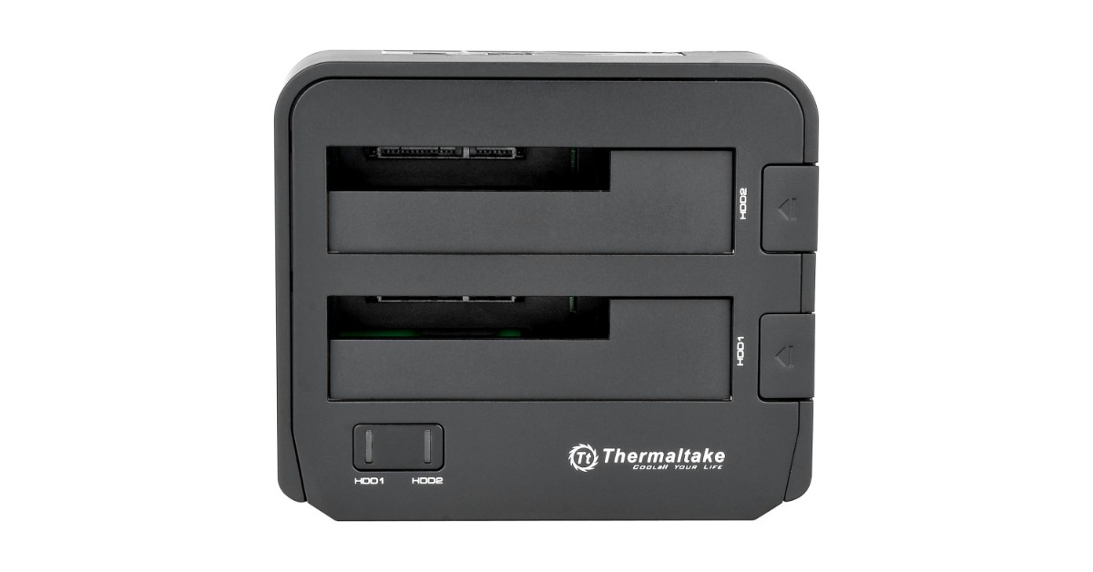 Thermaltake BlacX Duet sabrent hard drive reader