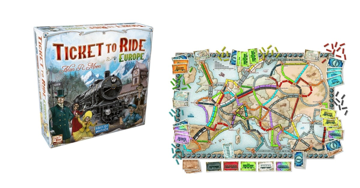 Ticket to Ride affordable board games for families