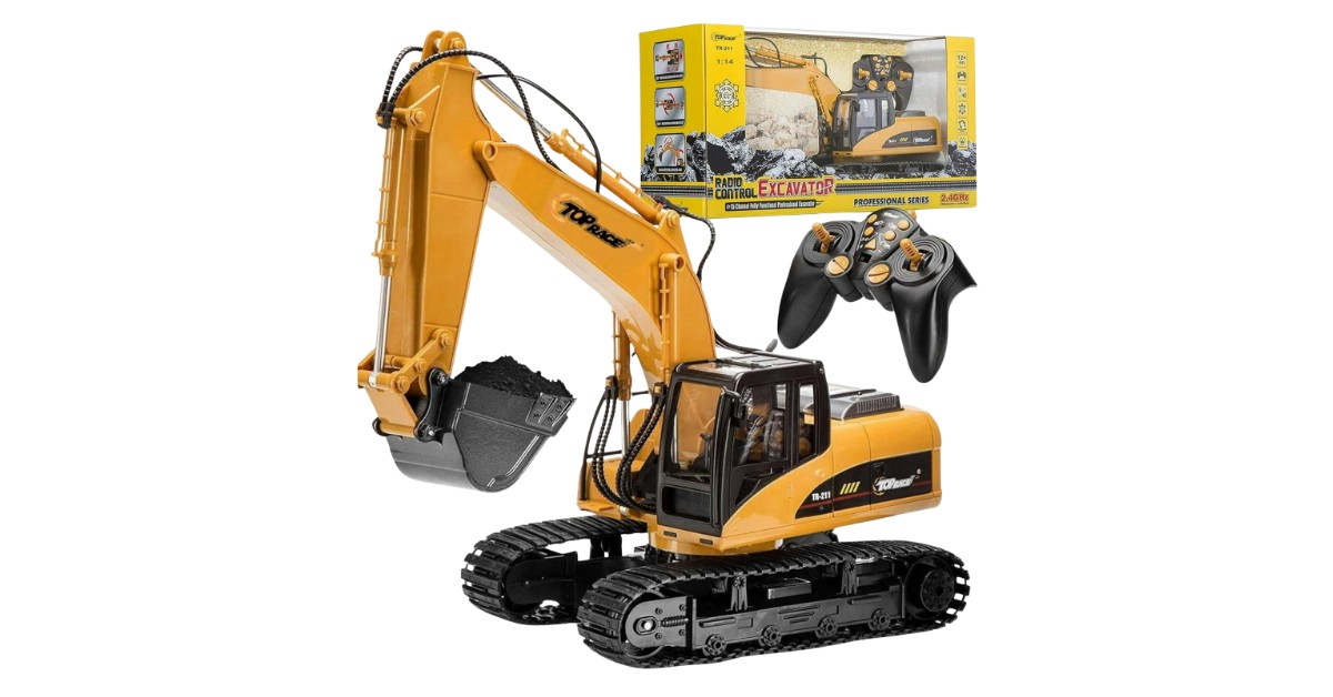 Top Race Excavateur RC hydraulique
