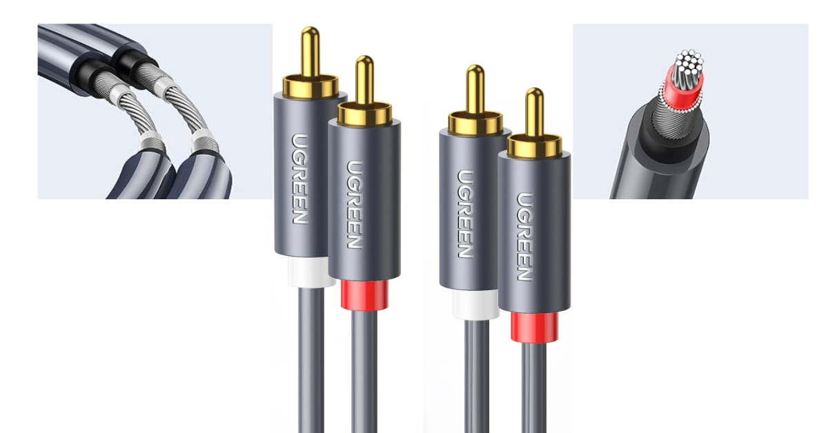 UGREEN rca cables for car audio