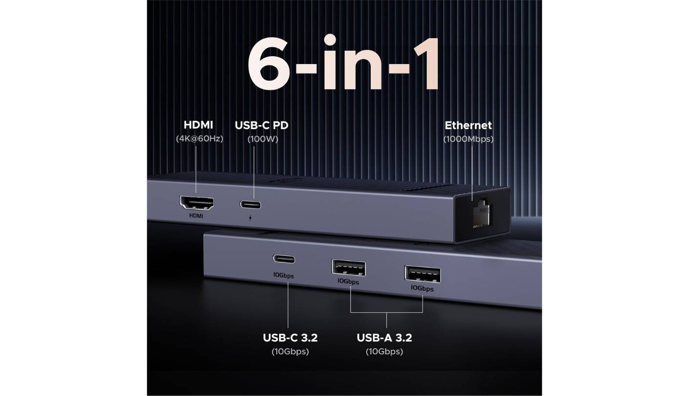 UGREEN Revodok Pro 6-in-1 MacBook Pro USB-C hub