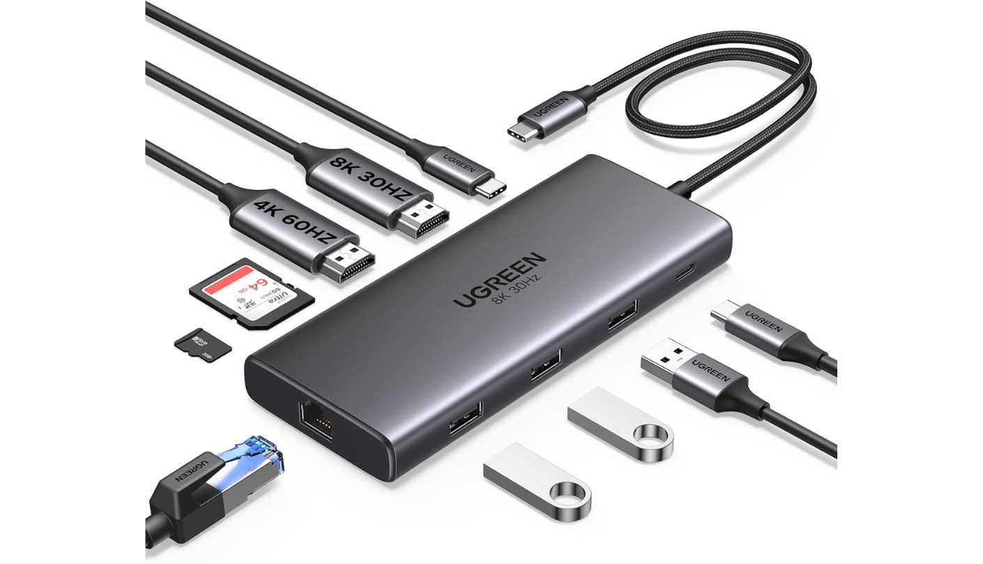 UGREEN Revodok Pro 210 USB-C hub for dual monitors