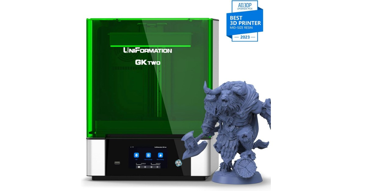 UniFormation GKtwo Resin Printer 8K imprimante 3d pour figurines