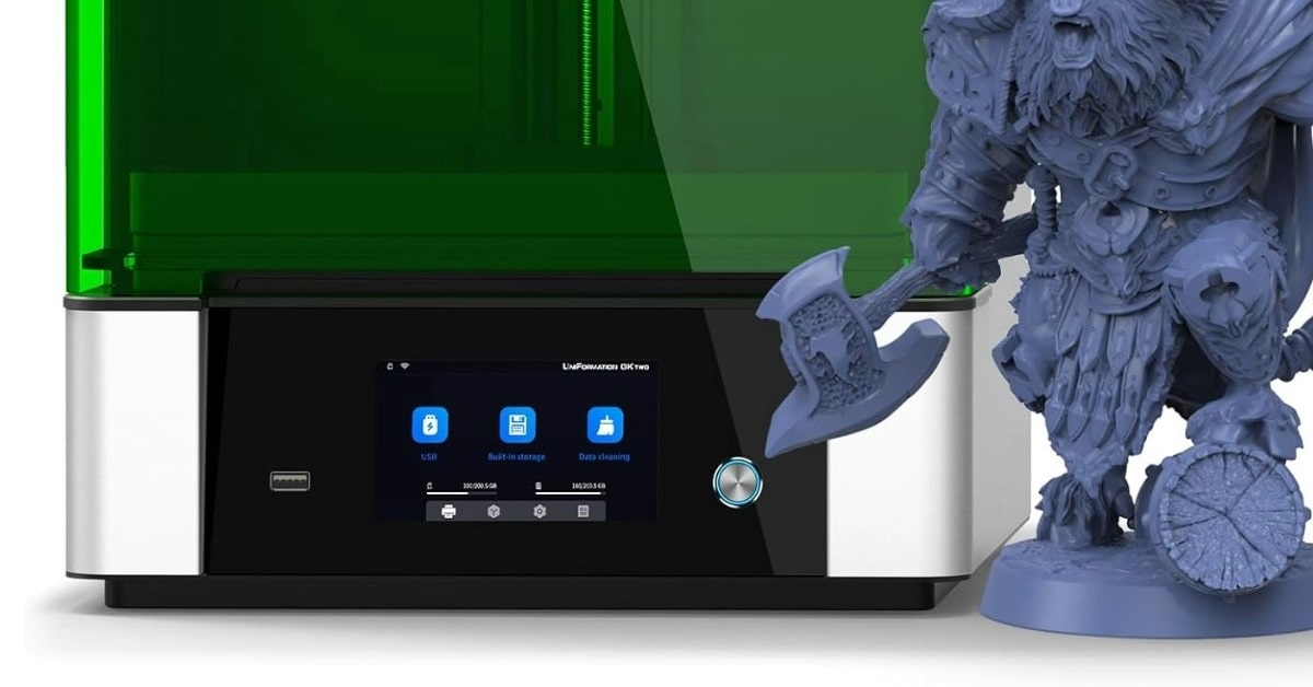 UniFormation GKtwo Resin Printer 8K imprimante 3d figurines