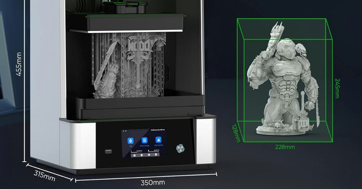UniFormation GKtwo Imprimante à résine 8K Imprimante à résine 3d pour figurines
