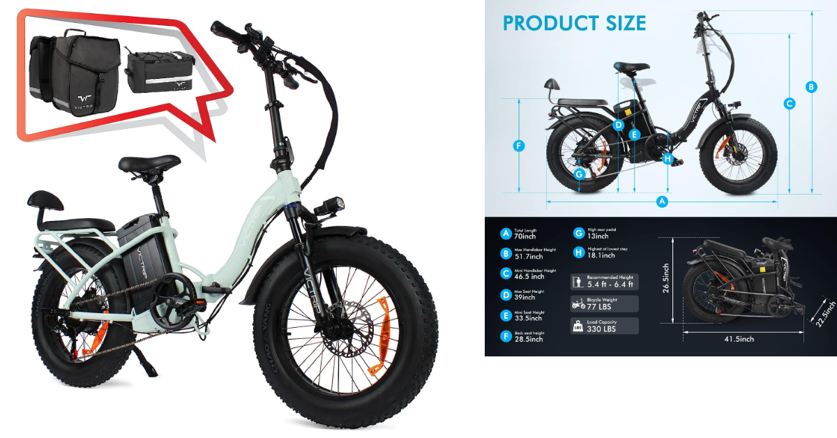 Best Folding Bike for Heavy Rider of 2023 Folding Bike for Big Guys