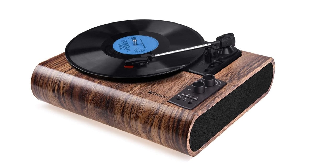 VOKSUN VK1688 record player under $100