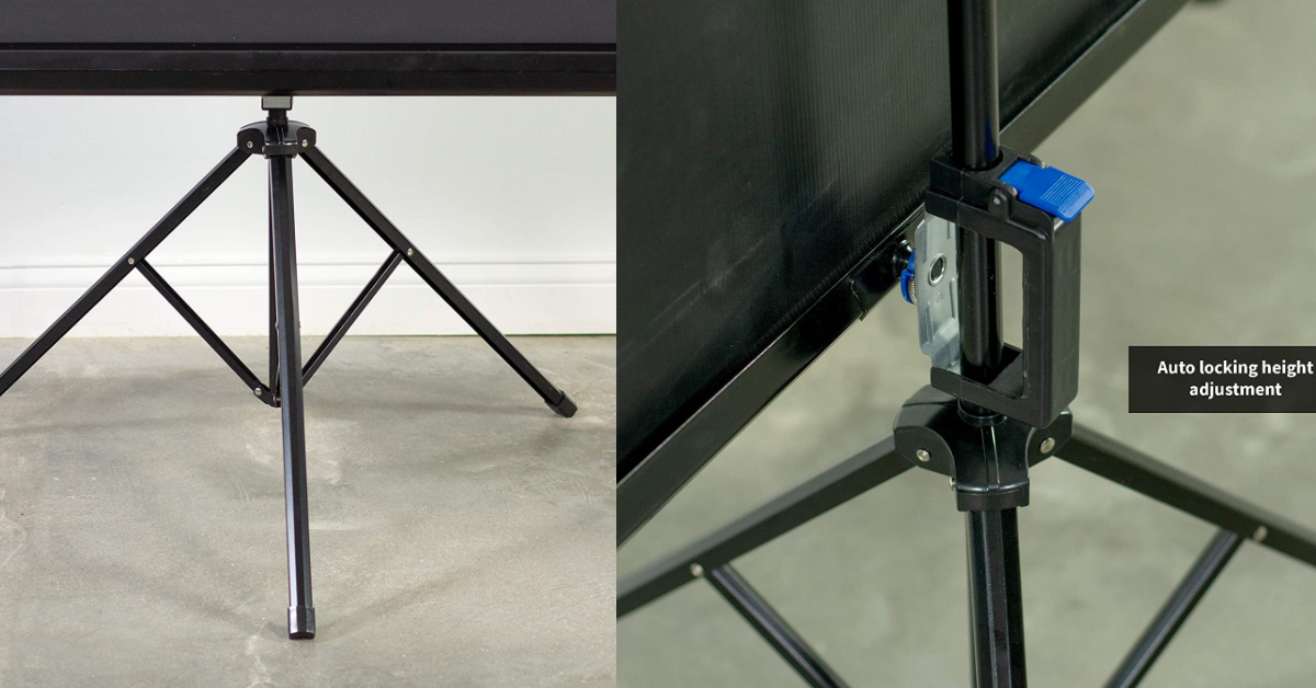 Vivo 100" best portable screen for projector