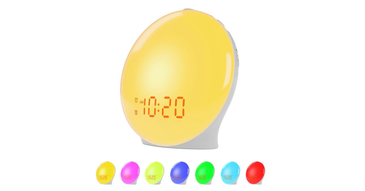 JALL Sunrise alarm clock for heavy sleepers