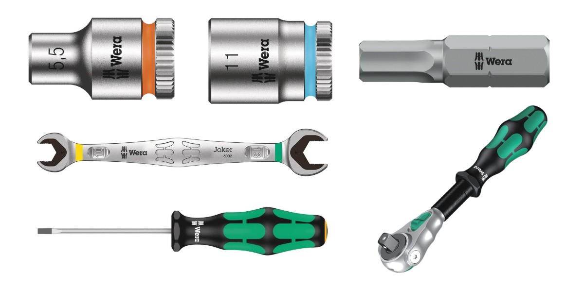 Wera 35-Piece screwdriver bit set for power tools