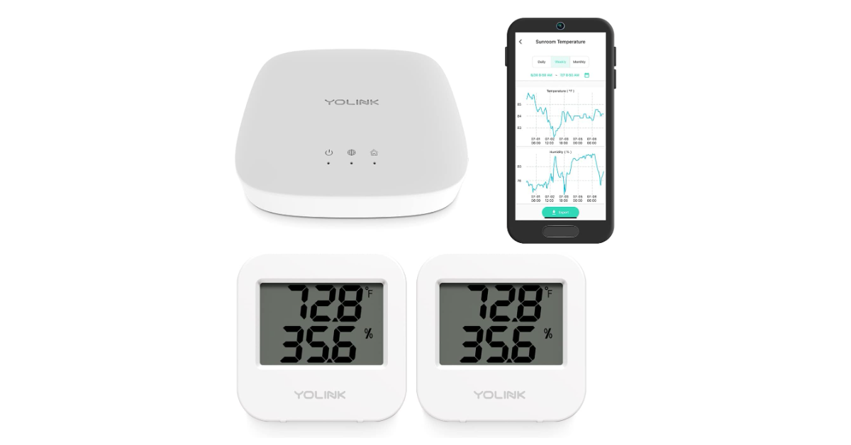 Yolink smart temperature sensor