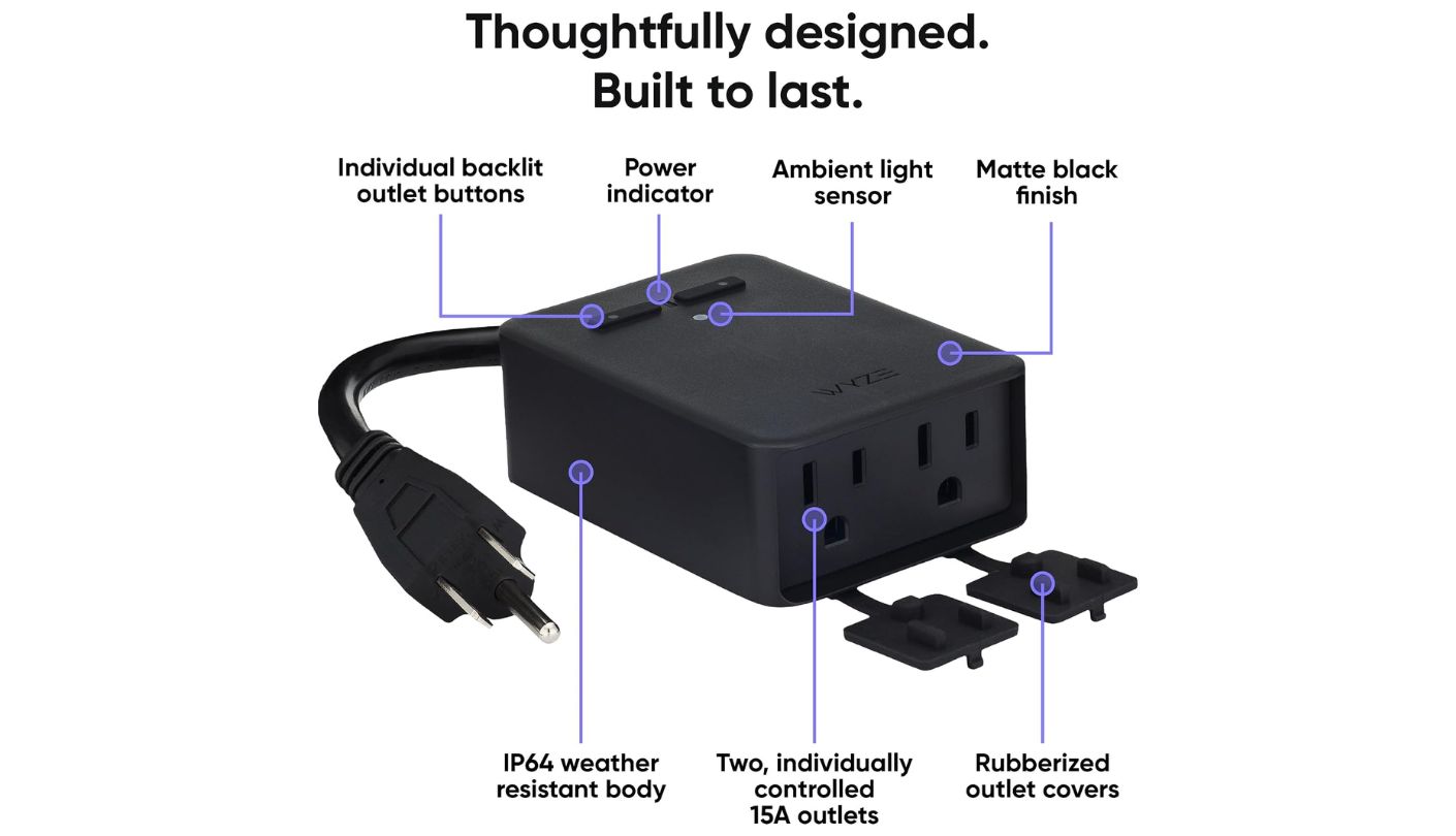 Wyze weatherproof smart plug outdoor