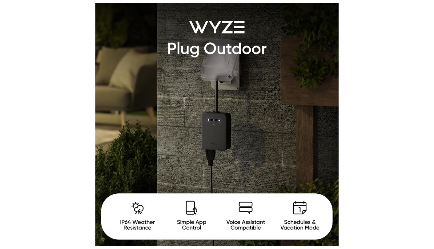 Wyze smart plug for outdoor string lights