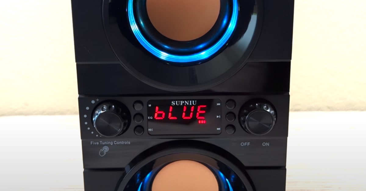 SUPNIU 60W bluetooth speaker with am/fm radio