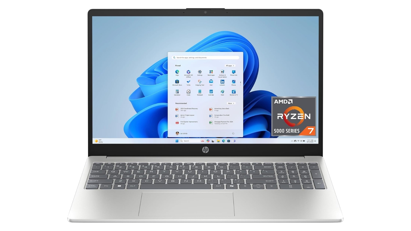 HP 15 Ryzen 7 (15-fc0502nr) budget laptop for college students