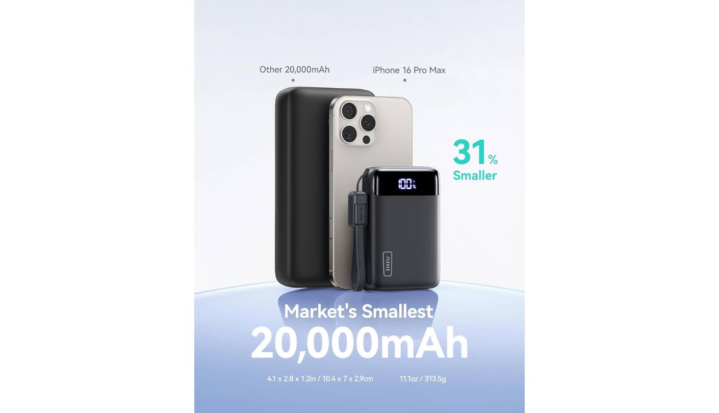INIU Portable high capacity power bank