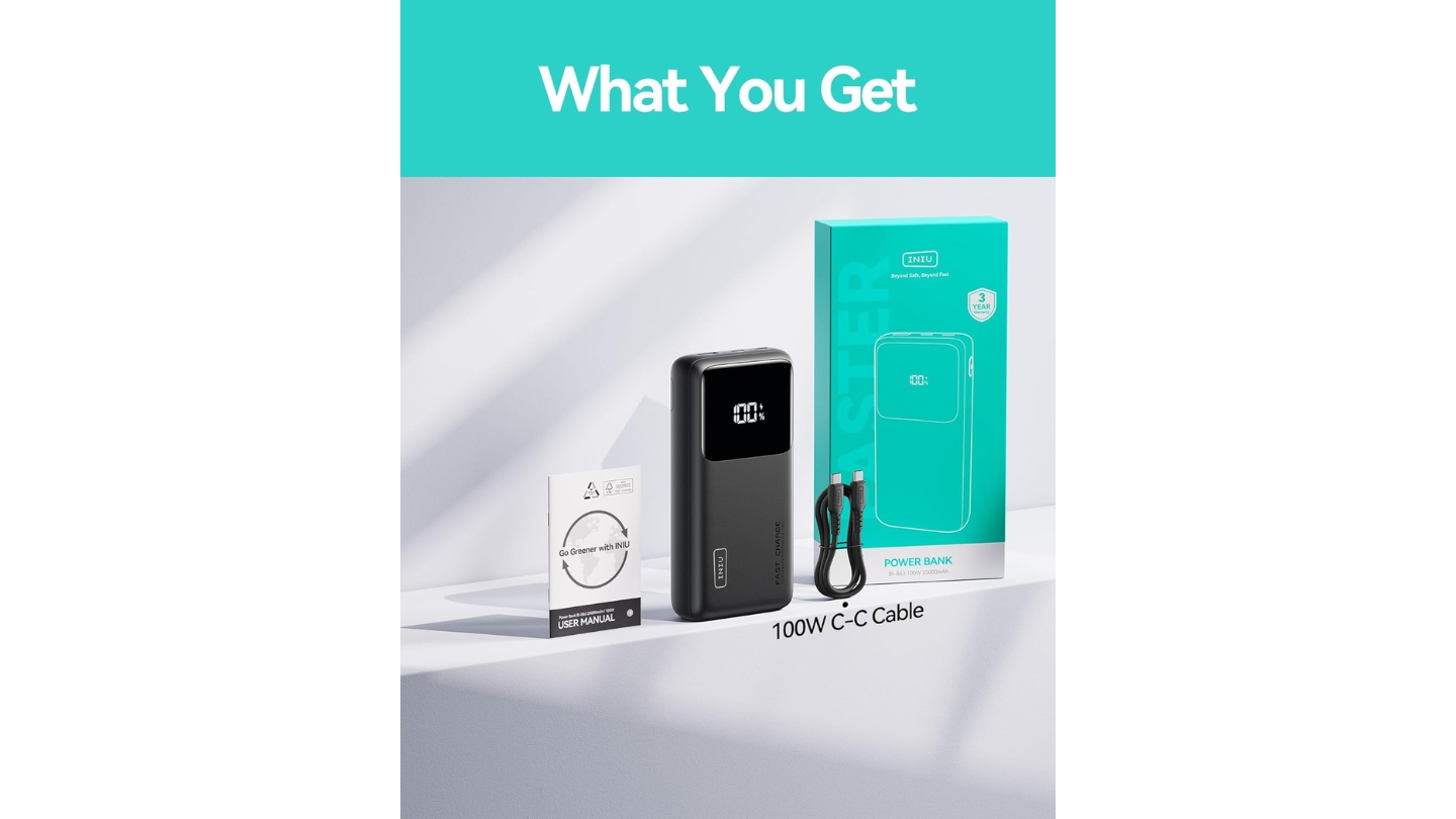 INIU power bank 45W USB-C gaming