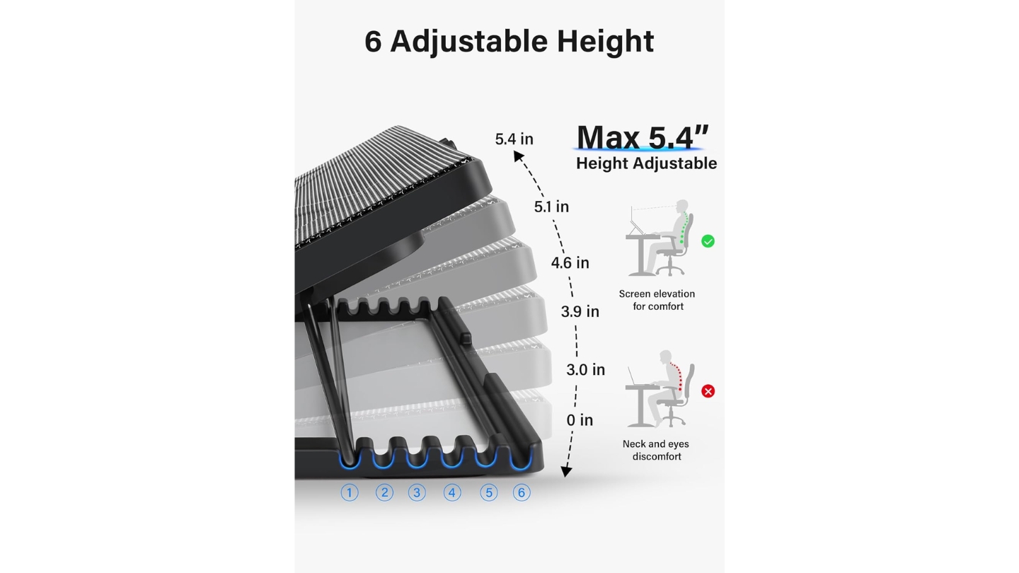 Kootek Chill Mat 5 laptop cooling stand with fan