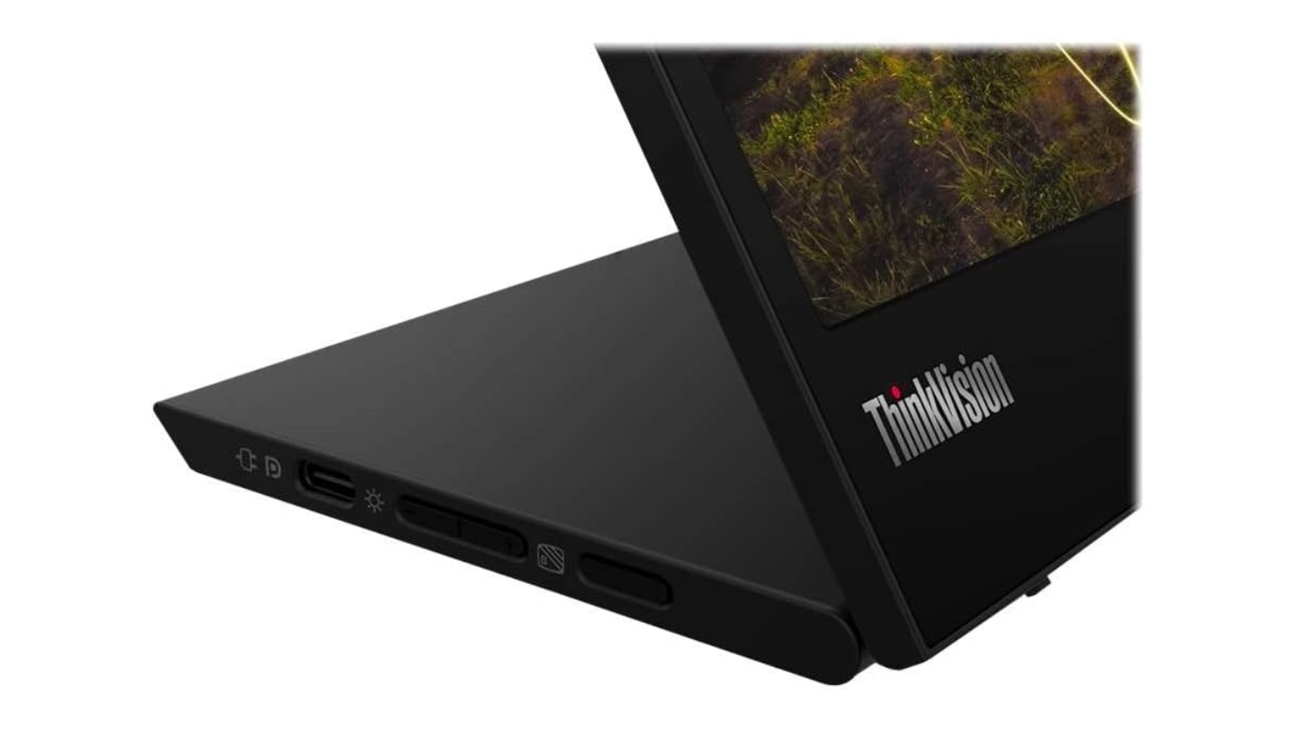 Lenovo ThinkVision M15 dual screen laptop setup